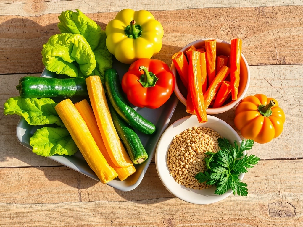 Frisches Gemüse in Schalen